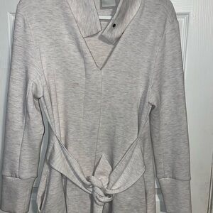 Cozy Gray Knit Cardigan